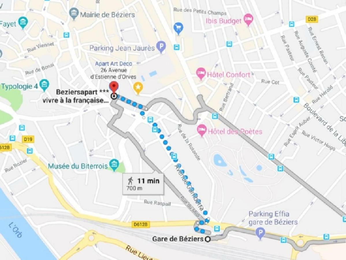 Beziers Apart Art Deco Экстерьер фото